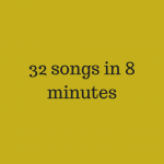 32 songs in 8 minuten von freddegrede